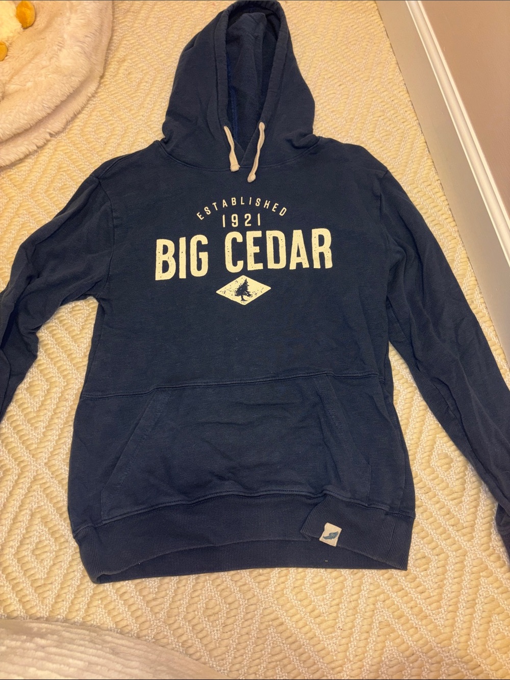 Navy Hoodie Sweatshirt